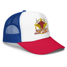 Load image into Gallery viewer, So What? Now What? Retro trucker hat