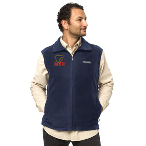 MSU Men’s Columbia fleece vest