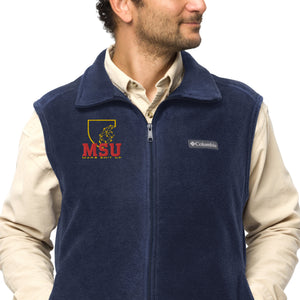 MSU Men’s Columbia fleece vest