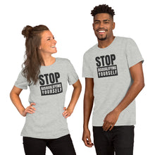 Load image into Gallery viewer, Stop Disqualifying Yourself (light) Unisex t-shirt