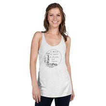 Load image into Gallery viewer, A Man Is Not A Plan (light) Women&#39;s Racerback Tank