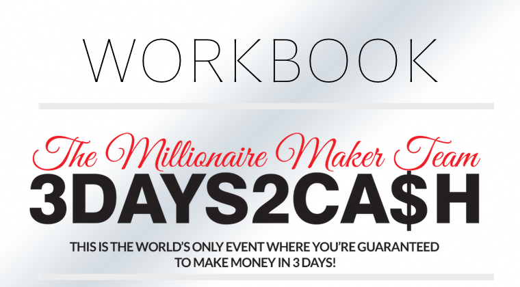 3 Days to Cash Workbook